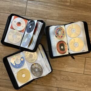 Lot of 194 CD' S Pop Rock Folk Country +More Case Binder Mix